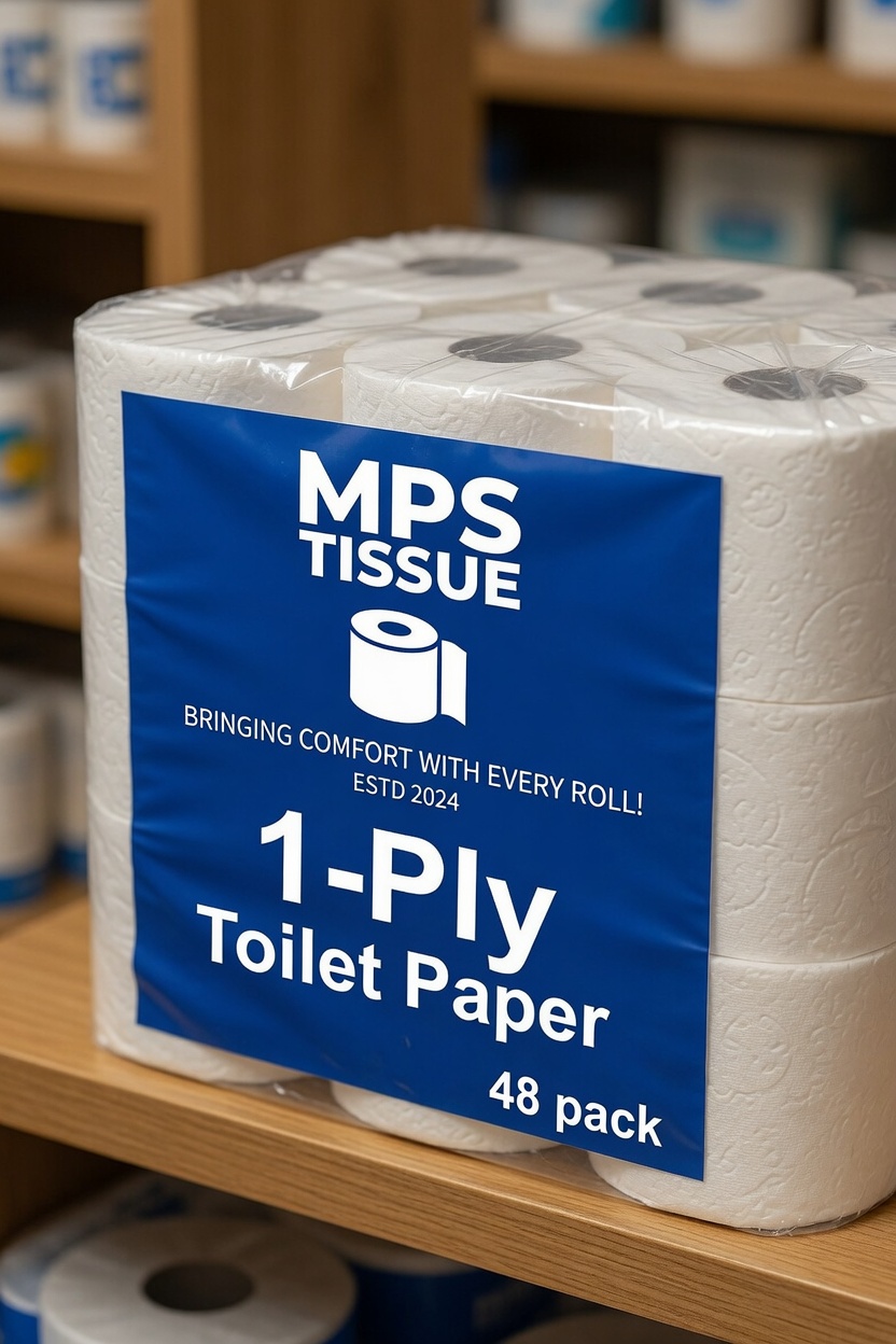 1-Ply Toilet Paper 48 Pack